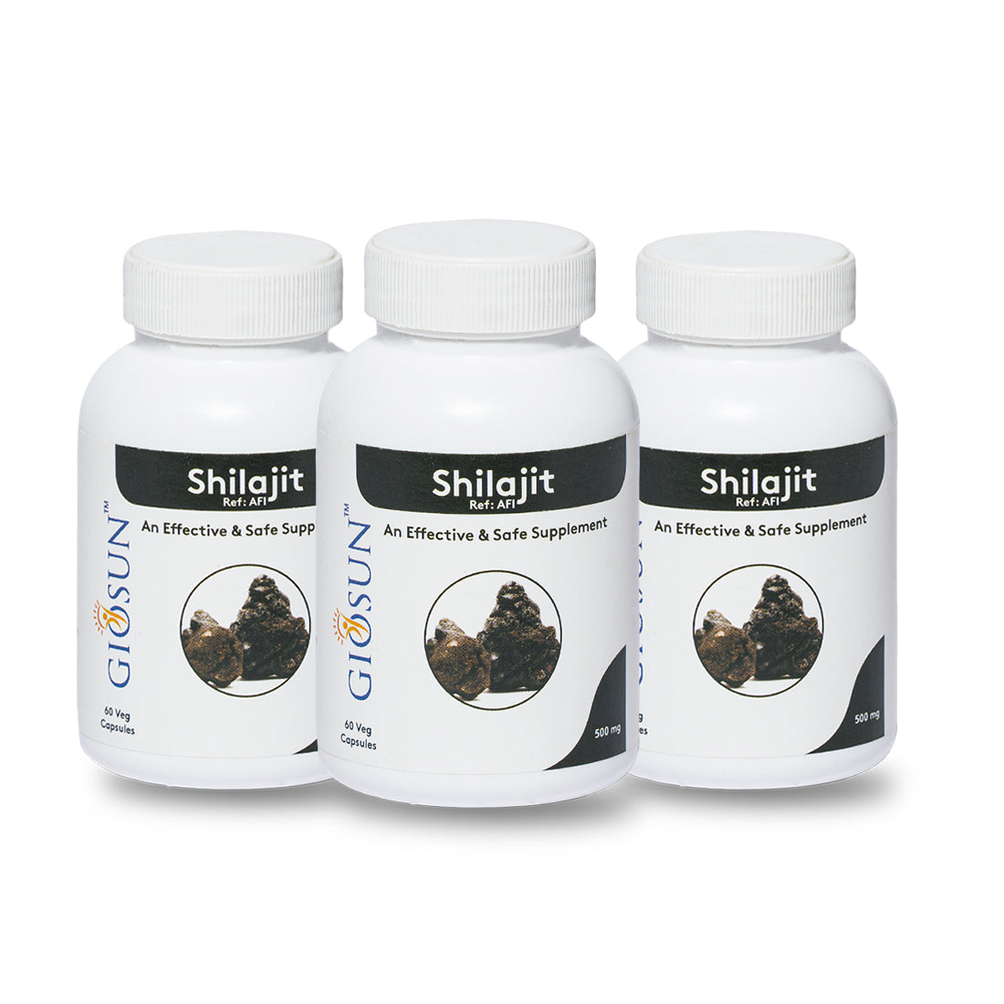 Shilajit Capsules - Helps in Strength, Stamina | increase performance (60 Capsules - 500 mg - Veg)