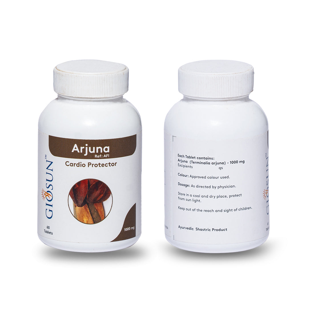 Arjuna Capsules - Helps to Promote Heart Health, Helps to Manage Cholesterol & Metabolism (60 Capsules - 500/1000mg)