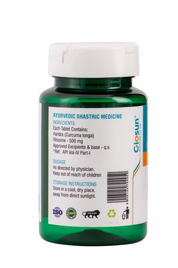 Haridra(Turmeric) - 1000mg Tablet - Image 3