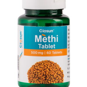Methi Capsules - Helps to Lower the Risk of Heart & BP | Maintain Sugar Levels (60 Capsules - 500/1000mg - Veg)