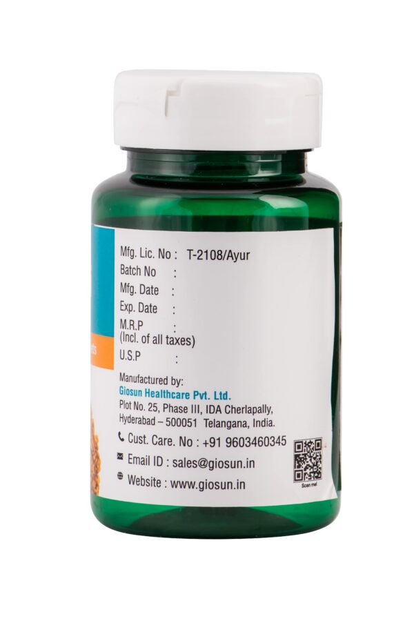Methi Capsules - Helps to Lower the Risk of Heart & BP | Maintain Sugar Levels (60 Capsules - 500/1000mg - Veg) - Image 2