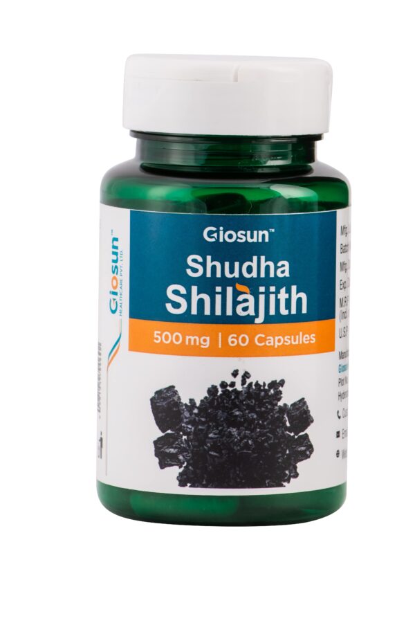 Shilajit Capsules - Helps in Strength, Stamina | increase performance (60 Capsules - 500 mg - Veg)