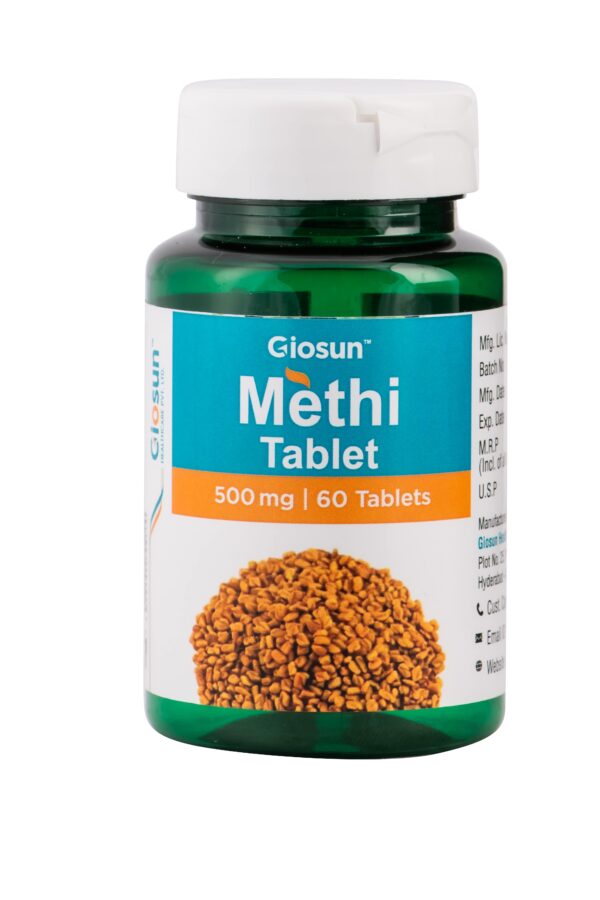 Methi Capsules - Helps to Lower the Risk of Heart & BP | Maintain Sugar Levels (60 Capsules - 500/1000mg - Veg) - Image 4