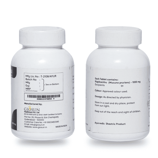 Kapikachhu Capsules - Helps to Boost Libido (60 Capsules - 500/1000mg) - Image 6
