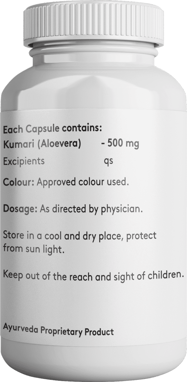 Kumari (Aloevera) - 500mg Capsule - Image 3